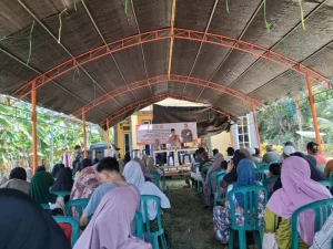 Nasir Sosialisasikan Perda Ketahanan Keluarga, Warga Sei Menggaris Sampaikan Keluhan Ancaman Keretakan Rumah Tangga