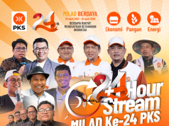 Puncak Milad 24 PKS: 2+4 Hour Stream Jadi Ruang Dialog Ketahanan Ekonomi, Pangan, dan Energi
